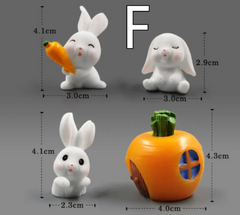 Mini Resin Animal Figurines – DIY Micro-Landscape Decor