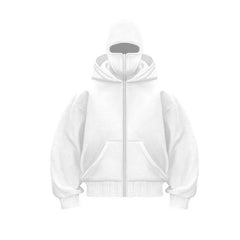 Men's Hooded Zip-Up Baseball Jacket
